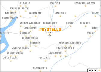 map of Poyotello