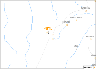 map of Poyo