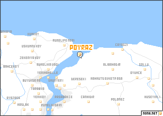 map of Poyraz