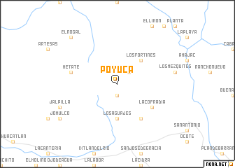 map of Poyuca