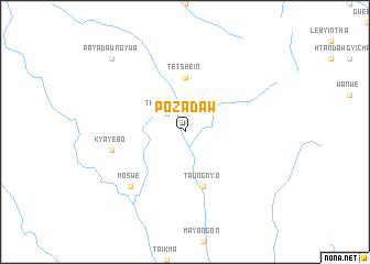 map of Pozadaw