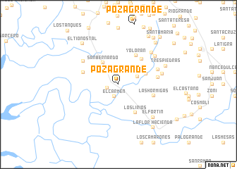 map of Poza Grande