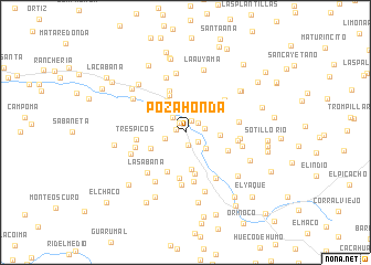 map of Poza Honda