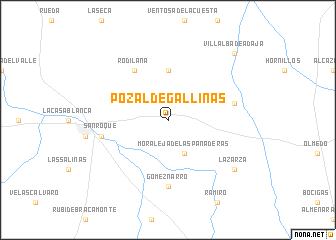 map of Pozal de Gallinas