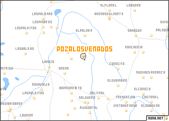 map of Poza Los Venados