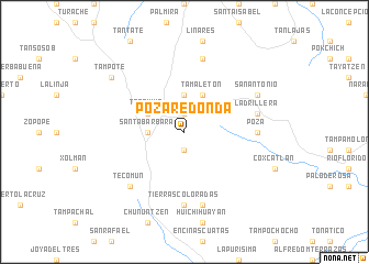 map of Poza Redonda