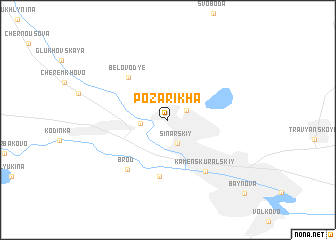 map of Pozarikha
