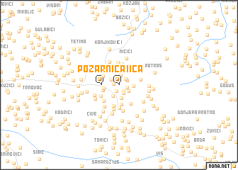 map of Požarnica