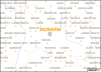 map of Poza Verde