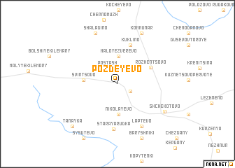 map of Pozdeyevo