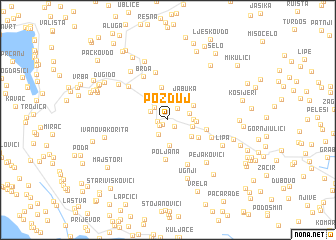 map of Pozduj