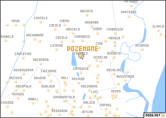 map of Pozemane