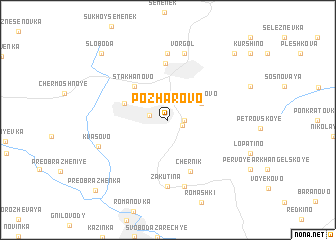map of Pozharovo