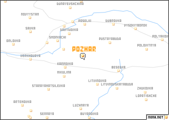 map of Pozhar\