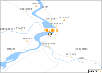 map of Pozhar