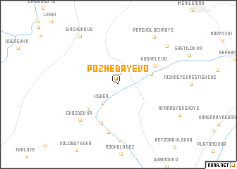 map of Pozhedayevo