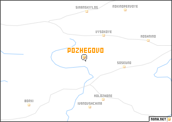 map of Pozhegovo