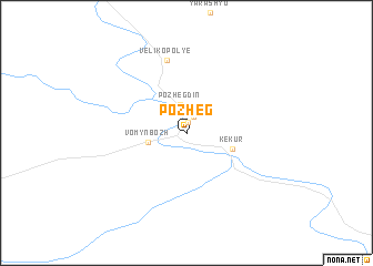 map of Pozheg