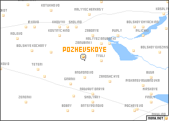 map of Pozhevskoye