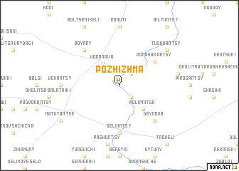 map of Pozhizhma