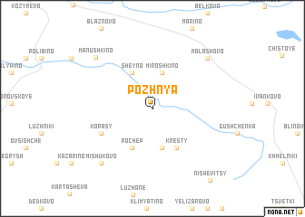 map of Pozhnya