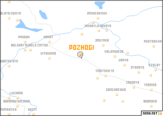 map of Pozhogi