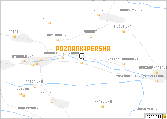 map of Poznanka-Persha