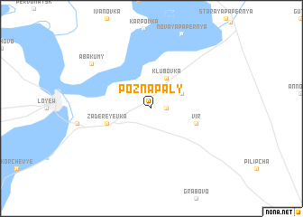 map of Poznapaly