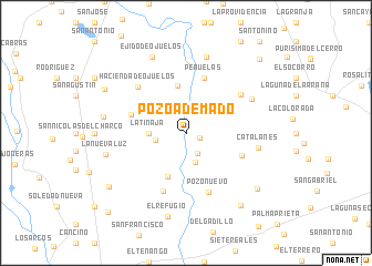 map of Pozo Ademado