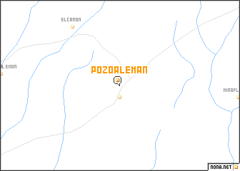 map of Pozo Alemán