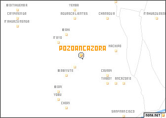 map of Pozo Ancazora