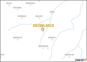 map of Pozo Blanco