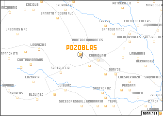 map of Pozo Blas