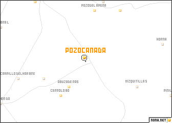 map of Pozo-Cañada