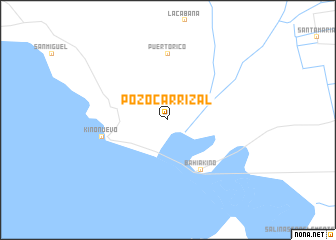 map of Pozo Carrizal