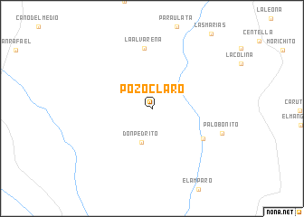 map of Pozo Claro