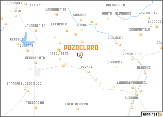 map of Pozo Claro