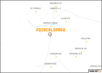 map of Pozo Colorado