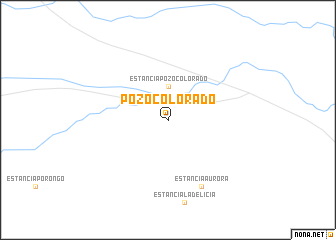 map of Pozo Colorado