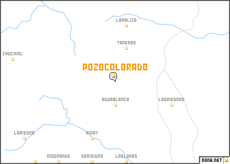 map of Pozo Colorado