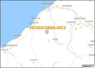 map of Pozo de Cabo Blanco