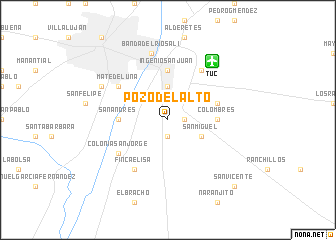 map of Pozo del Alto