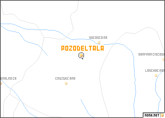 map of Pozo del Tala