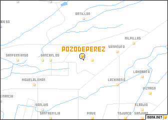 map of Pozo de Pérez