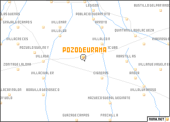 map of Pozo de Urama