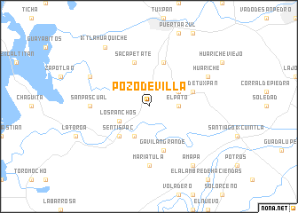 map of Pozo de Villa