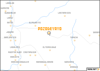 map of Pozo de Yayo