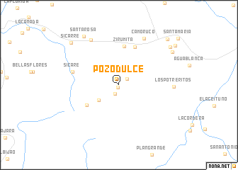 map of Pozo Dulce