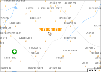 map of Pozo Gamboa