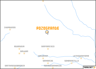 map of Pozo Grande